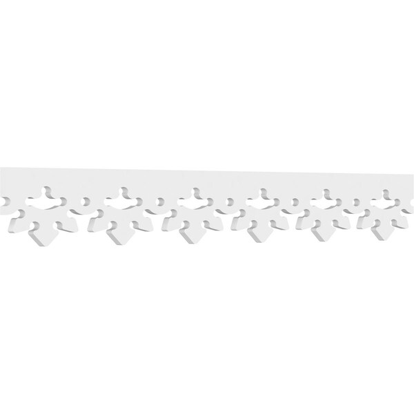 Ekena Millwork Norway Architectural Grade PVC Running Trim, 6"H x 5/8"P x 48"L RUNP06X0625X48NRW - main